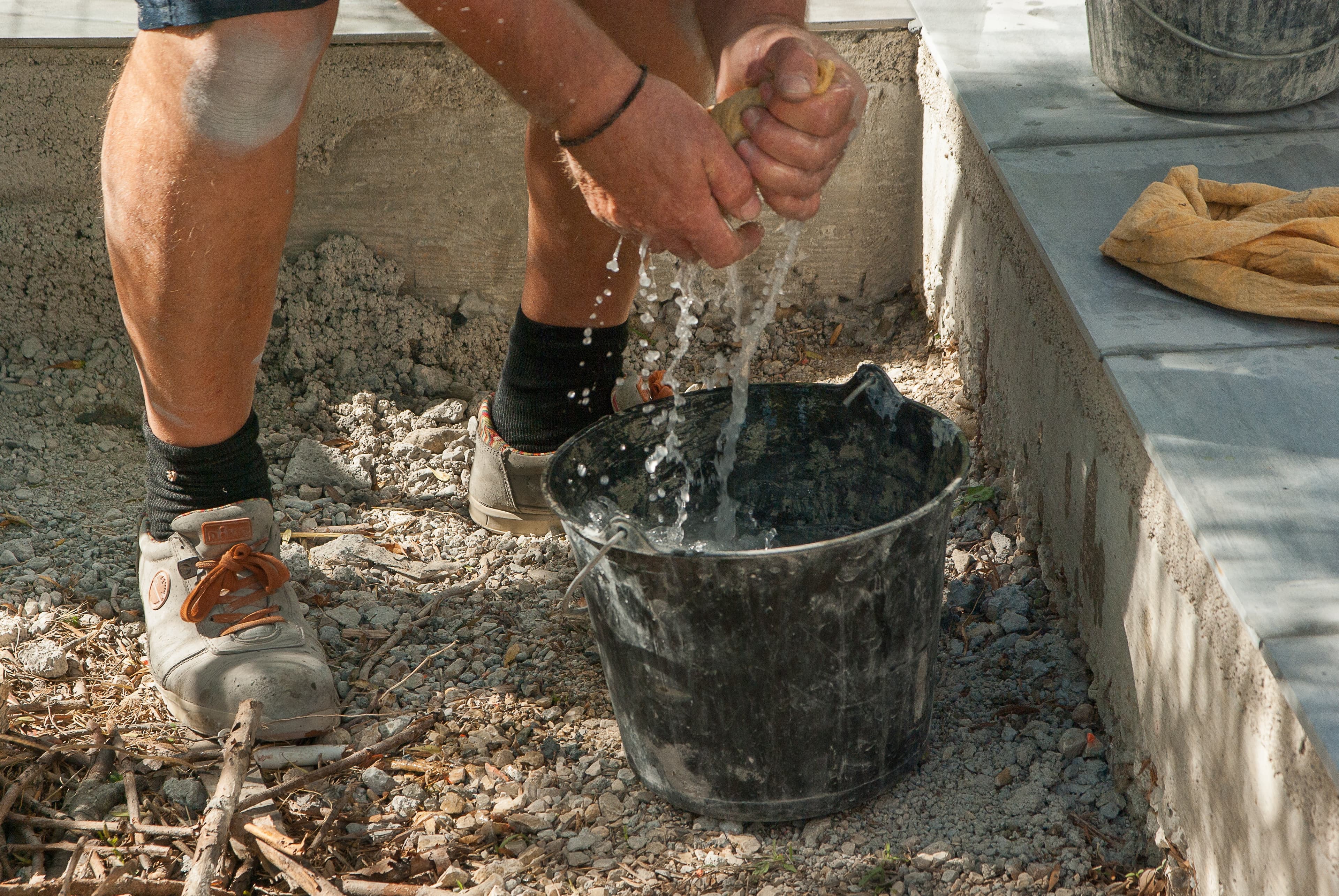 Handwerker bei der Arbeit